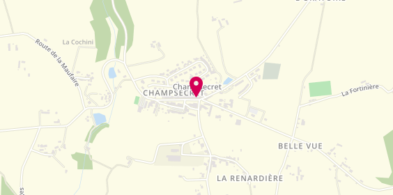 Plan de Boucherie des Champs, 8 Rue Colonel André Lefevre, 61700 Champsecret