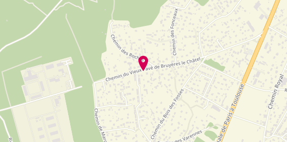 Plan de De l'Aile à la Cuisse, 121 Chemin du Vieux Pavé de Bruyère, 91180 Saint-Germain-lès-Arpajon