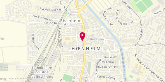 Plan de Se Boulangerie Patisserie Hubscher, 39 Rue de la Republique, 67800 Hœnheim