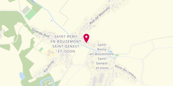Plan de Aux Grues Cendrées, 3 Rue du Radet, 51290 Saint Remy En Bouzemont Saint Genest Et Isson Mail