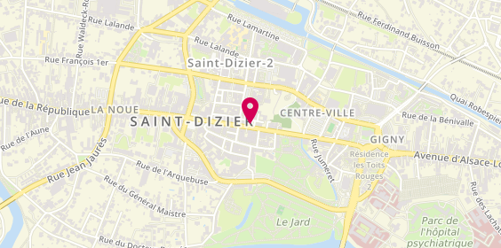 Plan de Jardin d'Asie, 47 Rue Gambetta, 52100 Saint-Dizier