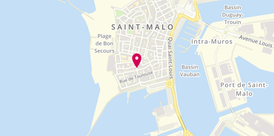 Plan de La Fournée Malouine, 13 Rue de Dinan, 35400 Saint-Malo