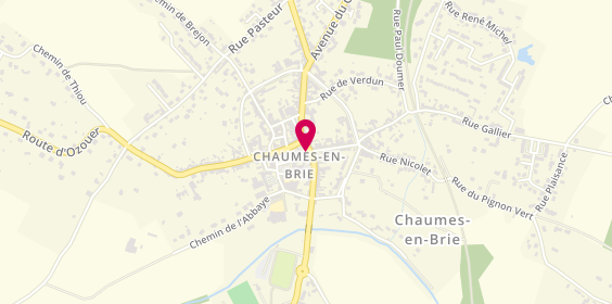 Plan de Boucherie Jj Saussine, 25 Rue Foix, 77390 Chaumes-en-Brie