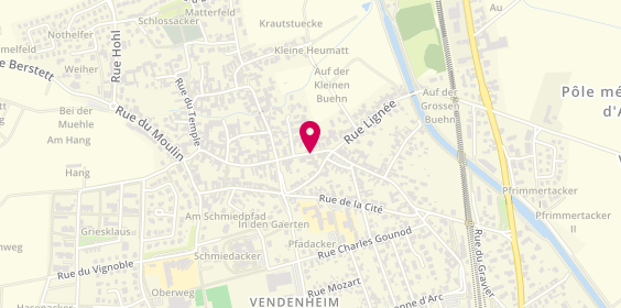 Plan de Boucherie-Charcuterie- Traiteur RIEDINGER-BALZER, 5 Rue du Général Leclerc, 67550 Vendenheim