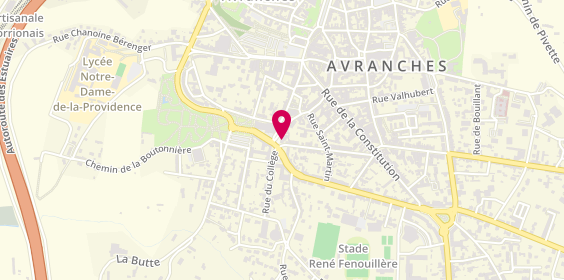 Plan de Tentations et Gourmandises, 35 Rue Saint-Saturnin, 50300 Avranches