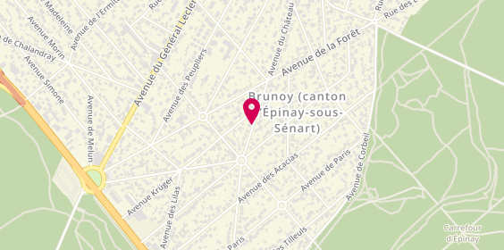 Plan de GLATIGNY Sylvain, 50 Avenue du Chateau, 91800 Brunoy