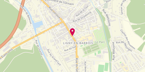 Plan de Copaline, 53 Rue du General de Gaulle, 55500 Ligny-en-Barrois