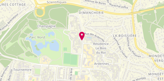 Plan de Sf Events, avenue de Champagne, 91940 Les Ulis