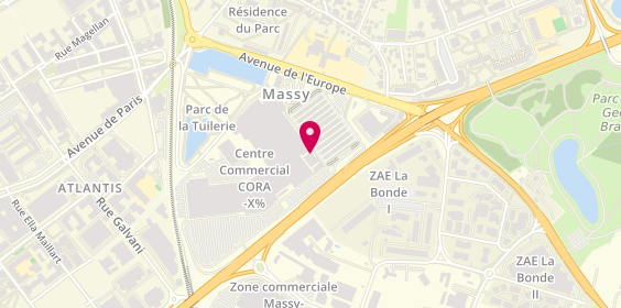 Plan de Les Delices de Massy, Centre Commercial Cora
avenue de l'Europe, 91300 Massy
