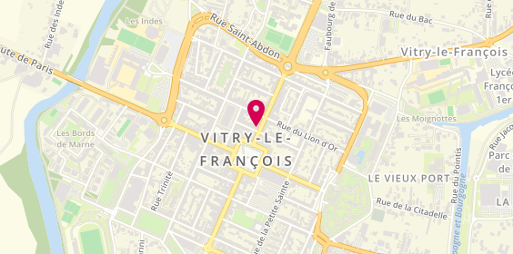 Plan de Étoile d'Asie, 7 grande Rue de Vaux, 51300 Vitry-le-François