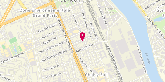 Plan de Maison Girodo, 13 Rue Parmentier, 94600 Choisy-le-Roi