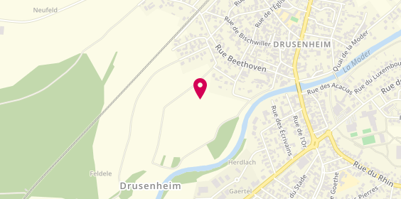 Plan de Etablissements Diebold et Fils, 4 Avenue Jean Moulin, 67410 Drusenheim