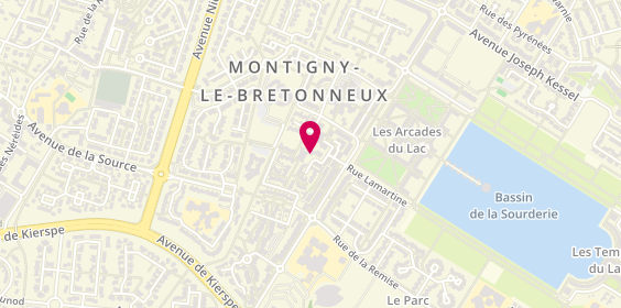 Plan de A Votre Service Traiteur, 6 Rue Nicolas Poussin, 78180 Montigny-le-Bretonneux