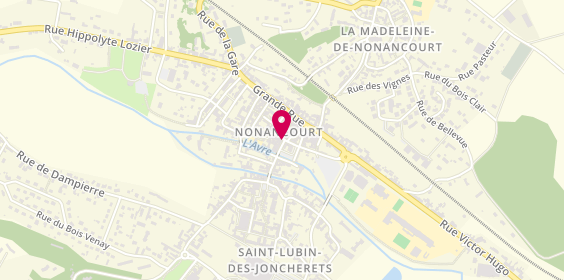 Plan de Traiteur Asiatique Nonancourt, 34 place Aristide Briand, 27320 Nonancourt