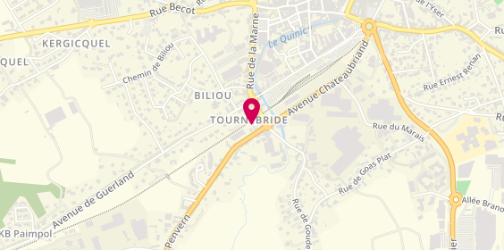 Plan de Le Fournil de Tournebride, 4 Rue de Penvern, 22500 Paimpol