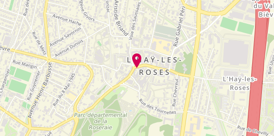 Plan de Au Croissant Doré, 24 Rue Jean Jaurès, 94240 L'Haÿ-les-Roses