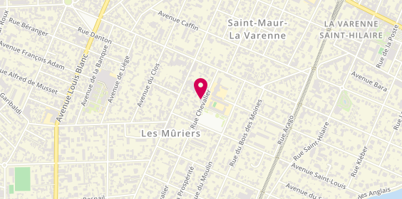Plan de 118 Degrés, 12 Rue Chevalier, 94210 Saint-Maur-des-Fossés