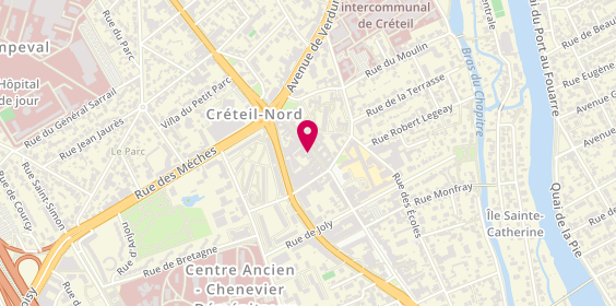 Plan de Créteil Marée, 30 Rue du Général Leclerc, 94000 Créteil
