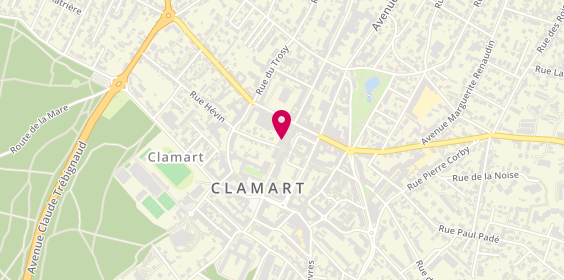 Plan de La Clamartoise, 19 avenue Jean Jaurès, 92140 Clamart