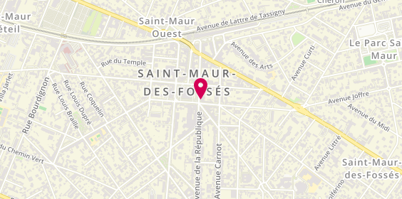 Plan de Saveur d'Asie94, 19 avenue de la République, 94100 Saint-Maur-des-Fossés