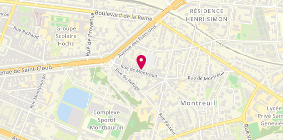 Plan de L'Accropole Chez Kostas, 29 Rue de Montreuil, 78000 Versailles