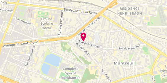 Plan de Saveurs d'Ici et d'Ailleurs, 15 Rue de Montreuil, 78000 Versailles