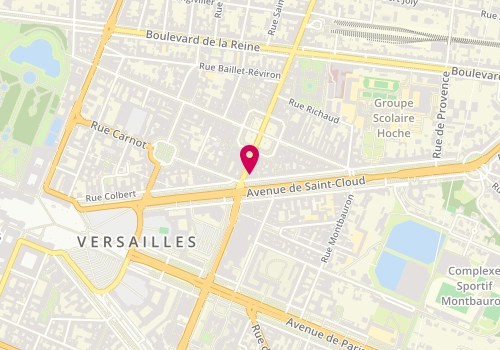 Plan de Les Délices du Palais, 4 Rue du Maréchal Foch, 78000 Versailles