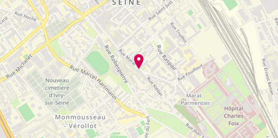Plan de Charcuterie le Flohic, 40 Rue Marat, 94200 Ivry-sur-Seine