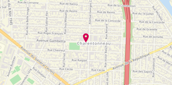Plan de Boucherie Morisé, 66 avenue Gambetta, 94700 Maisons-Alfort