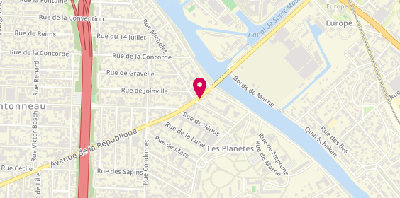 Plan de La Tourelle 94, 230 Bis avenue de la République, 94700 Maisons-Alfort