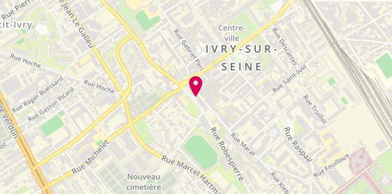 Plan de Traiteur Fromager Charcuterie Plane, 3 Bis Rue Robespierre, 94200 Ivry-sur-Seine