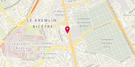 Plan de LA Boucherie Bienvenue, 74 avenue de Fontainebleau, 94270 Le Kremlin-Bicêtre