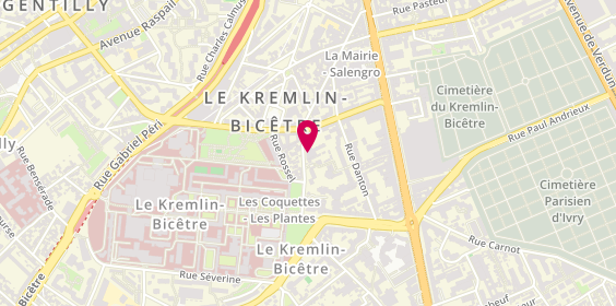 Plan de Evi Evane Kremlin, 55 Rue du Général Leclerc, 94270 Le Kremlin-Bicêtre