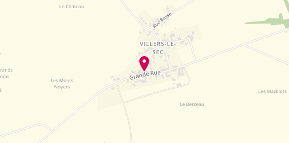 Plan de ANDRE Laurent, 6 Grande Rue Grande Rue, 51250 Villers-le-Sec