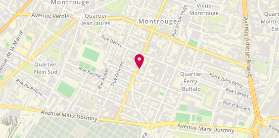 Plan de Au Palais d'Élise, 115 avenue de la République, 92120 Montrouge