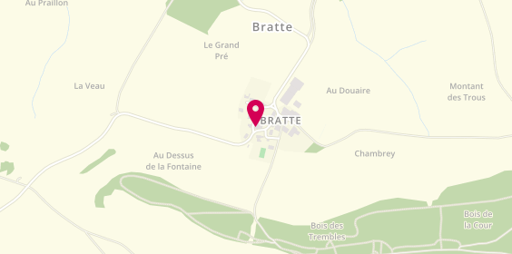 Plan de Eric traiteur Bratte, 5 Grande Rue, 54610 Bratte