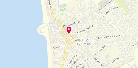 Plan de LEROY Emmanuel, 62 Rue de la Mairie, 50380 Saint-Pair-sur-Mer