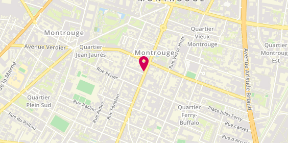 Plan de Maison Michaut, 98 avenue de la République, 92120 Montrouge