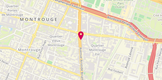 Plan de Chez Piero PIERRE ALATE TRAITEUR, 65 Avenue Aristide Briand, 92120 Montrouge