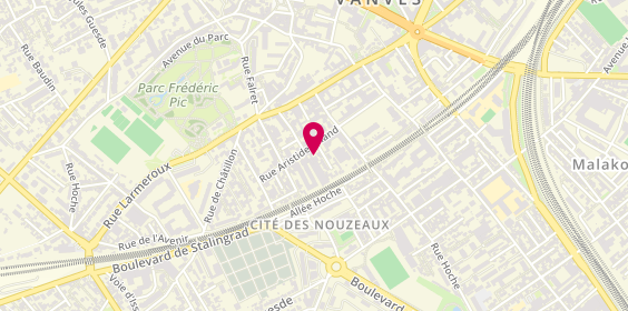 Plan de Philippe Giroud Receptions, 17 Rue Aristide Briand, 92170 Vanves