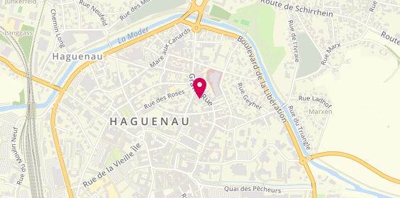 Plan de Boulangerie Pâtisserie Francis, 149 Grand Rue, 67500 Haguenau