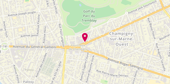 Plan de A Mesa Marie, 11 avenue du Général de Gaulle, 94500 Champigny-sur-Marne