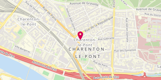 Plan de Delicescharenton, 1 Rue Gabrielle, 94220 Charenton-le-Pont