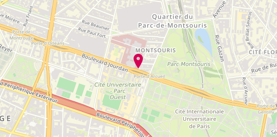 Plan de Grand Chemin, 36 Boulevard Jourdan, 75014 Paris