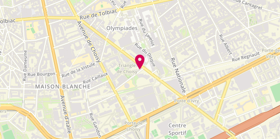 Plan de Hoa Nam Traiteur, 51 avenue d'Ivry, 75013 Paris