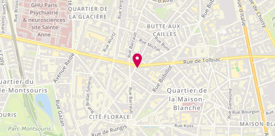 Plan de La Gourmandise, 213 Rue de Tolbiac, 75013 Paris