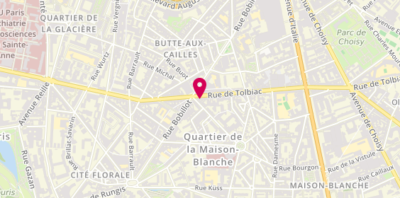 Plan de Maison Beret, 193 Rue de Tolbiac, 75013 Paris