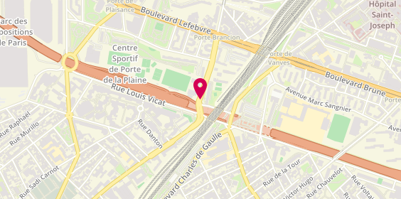 Plan de Simkovitch Daniele, 33 avenue de la Prte Brancion, 75015 Paris
