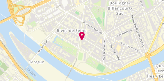 Plan de La Planque, 48 Avenue Emile Zola, 92100 Boulogne-Billancourt