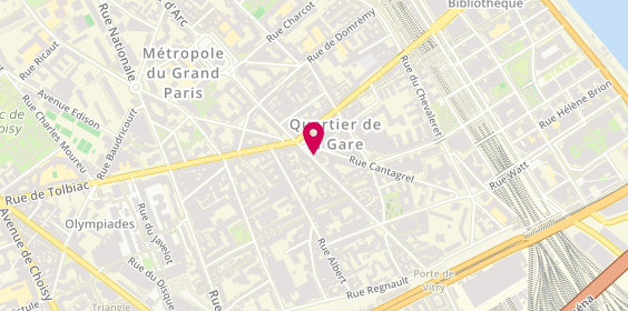 Plan de Le P'Tit Souk, 86 Rue de Patay, 75013 Paris